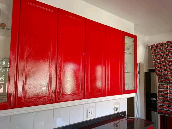 Kitchen Spray Painting